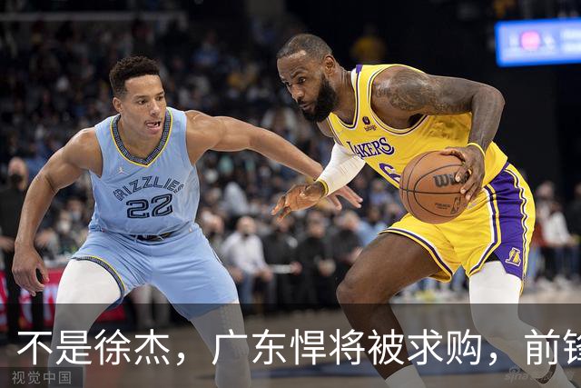 不是徐杰，广东悍将被求购，前锋，杜锋看重，转会费或8位数